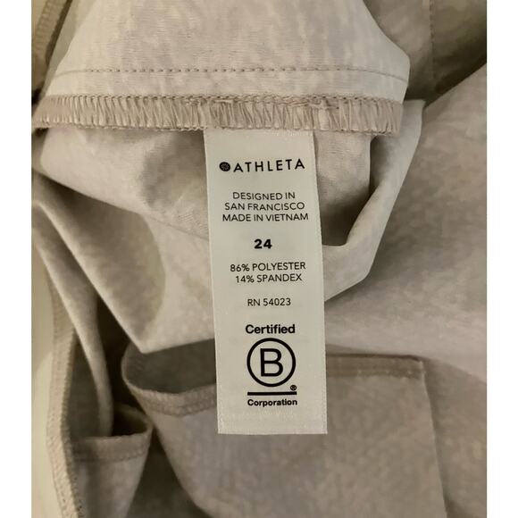 Athleta Women's Plus Size 24 Venture Jogger Pant Printed Tapered Leg Viper Grey - Picture 9 of 16